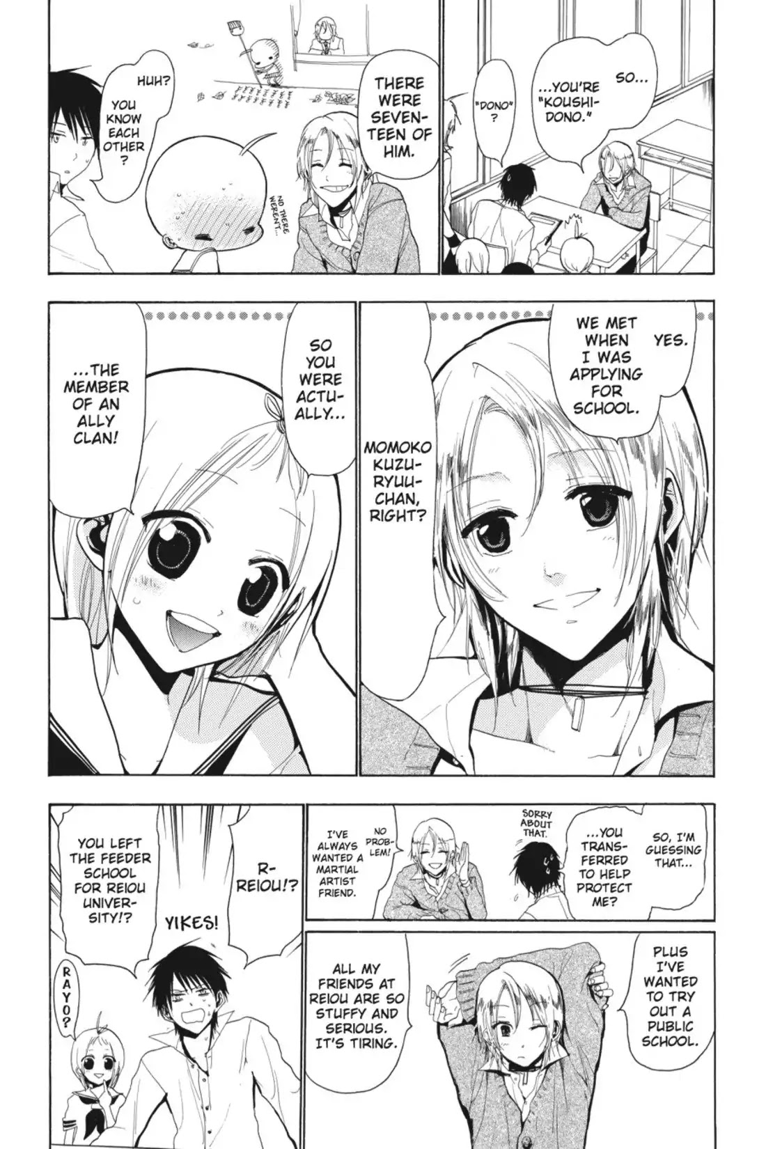 Sumomomo Momomo Chapter 58 page 9 - Chapter 58: What a Martial Artist Needs