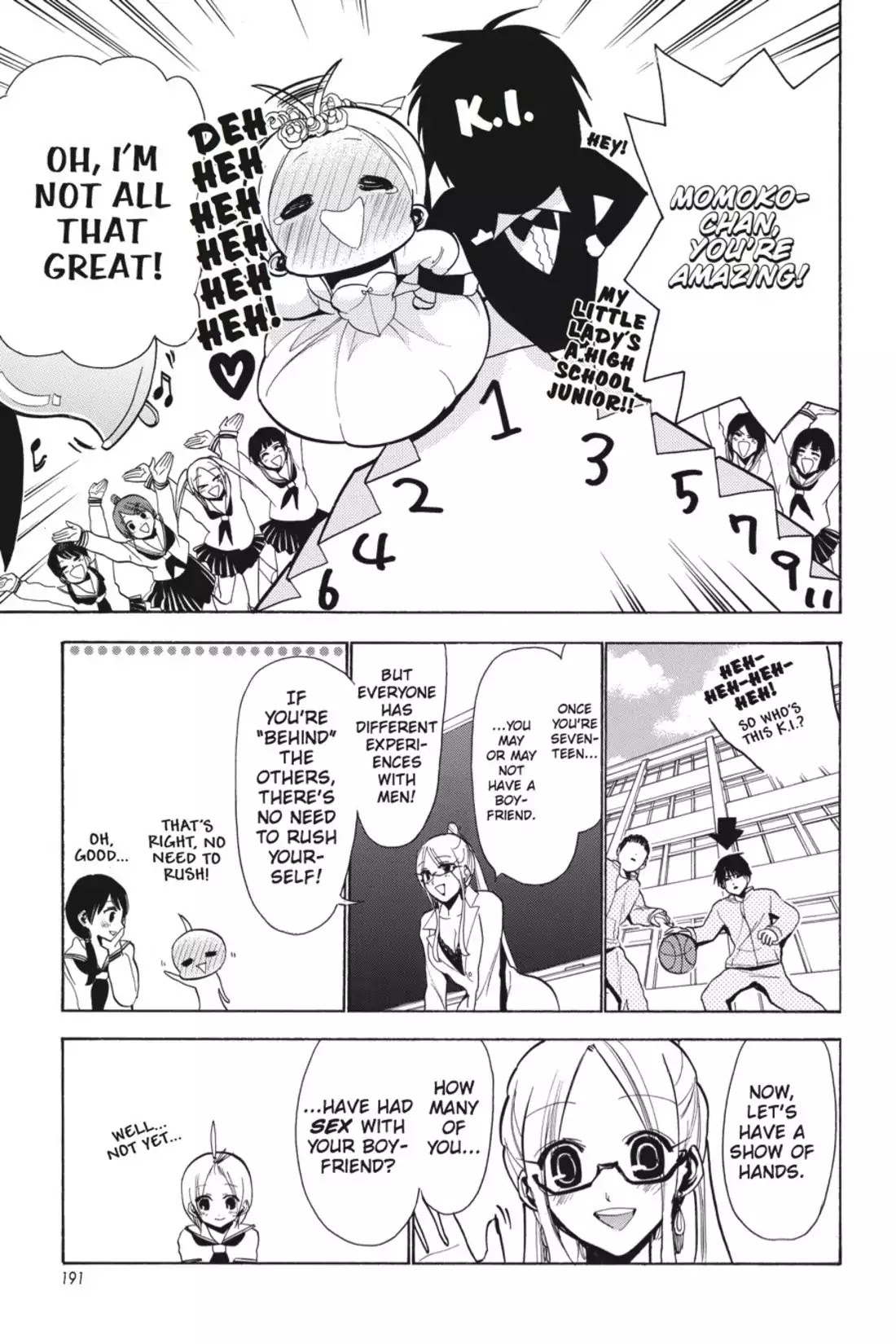 Sumomomo Momomo Chapter 61 page 15 - Chapter 61: Tenten Koganei Presents: Girls' Health Education