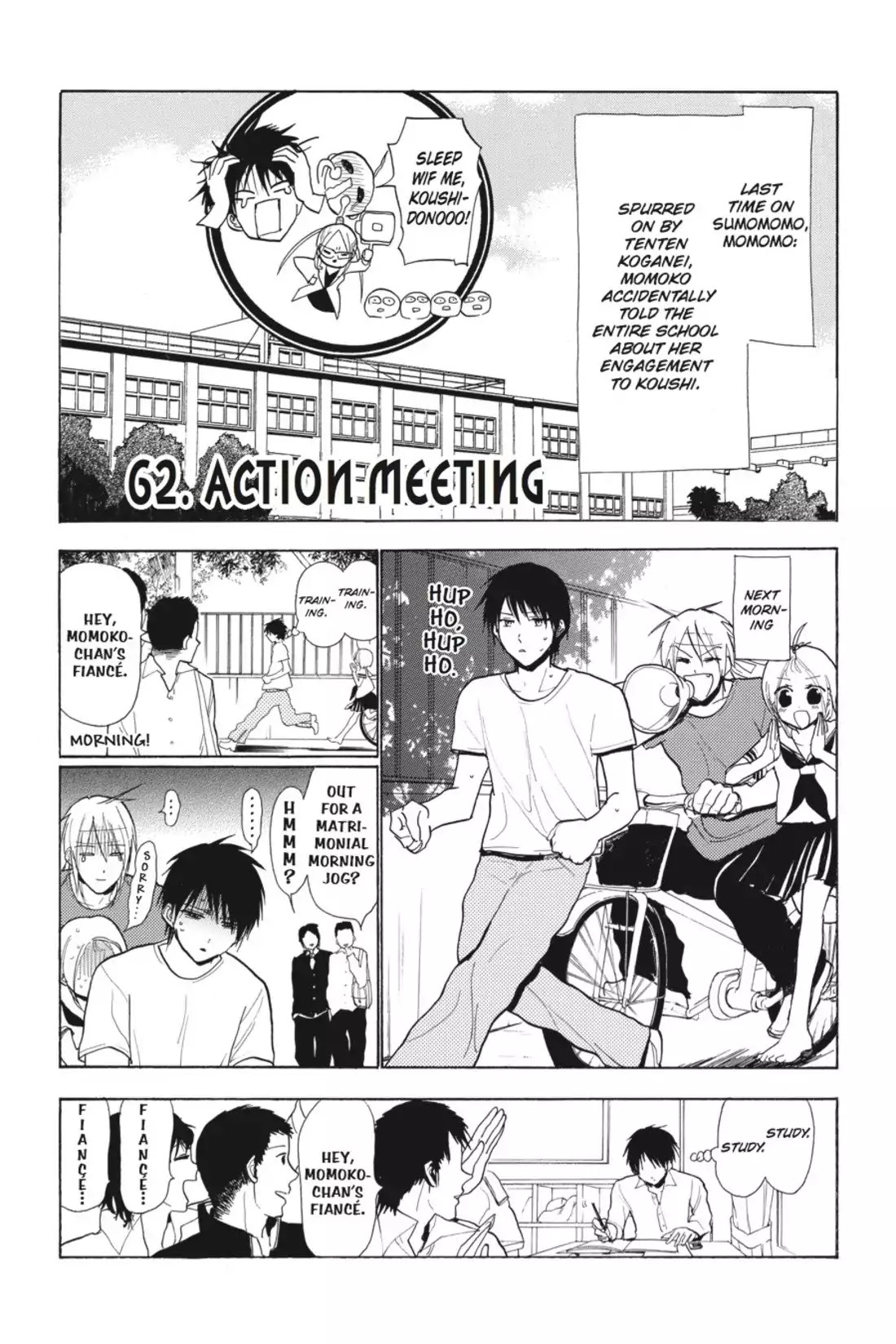 Sumomomo Momomo Chapter 62 page 4 - Chapter 62: Action Meeting