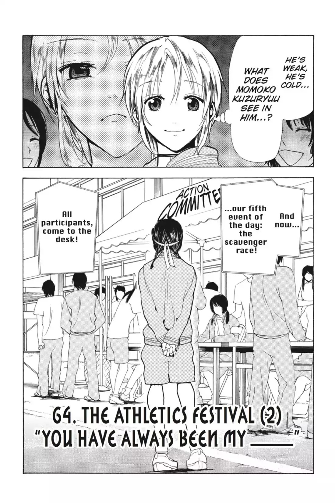 Sumomomo Momomo Chapter 64 page 2 - Chapter 64: The Athletics Festival (2) "You have Always Been My __"