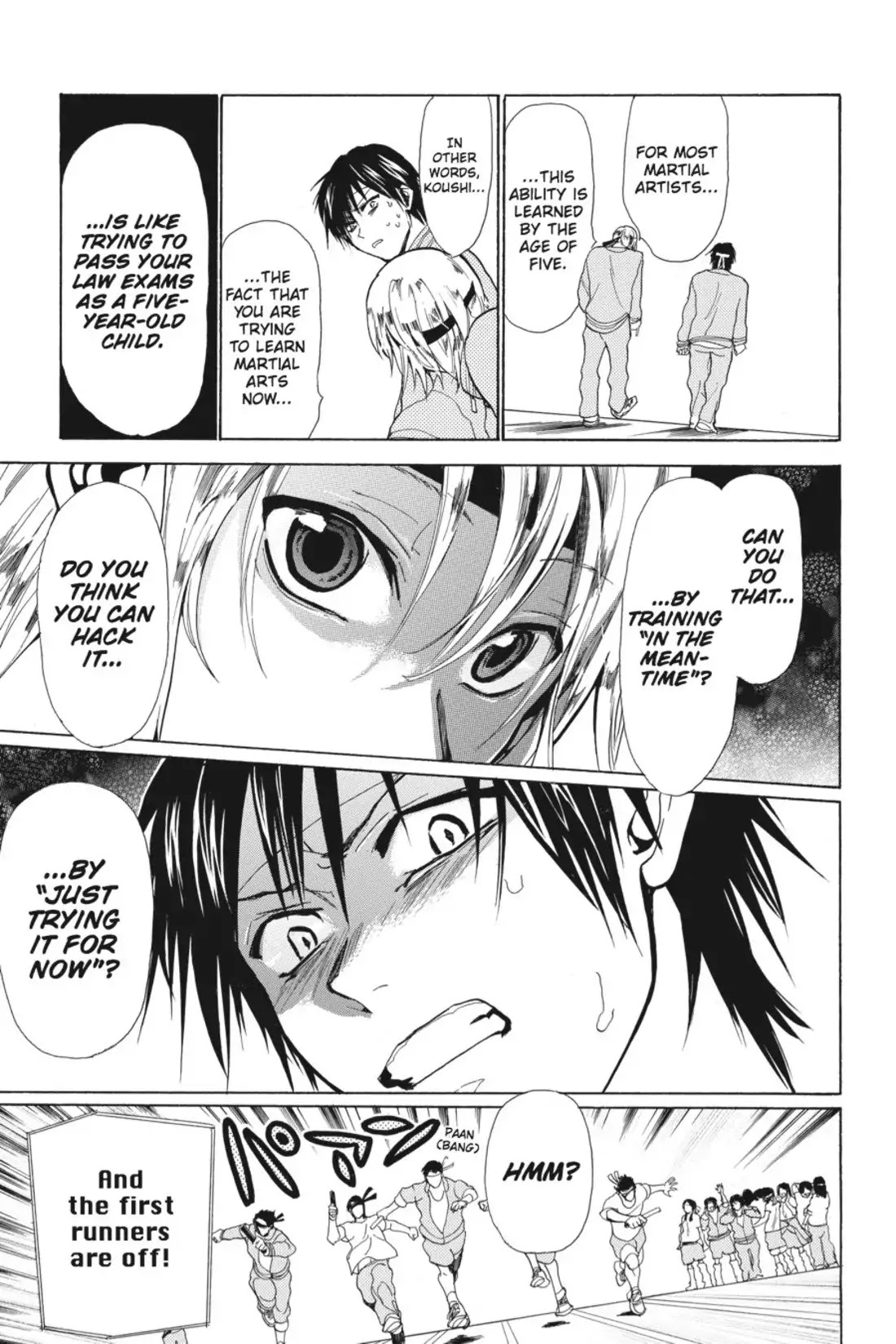 Sumomomo Momomo Chapter 67 page 15 - Chapter 67: The Athletics Festival (5) "Koushi Inuzuka at the Level of a Five-Year-Old"