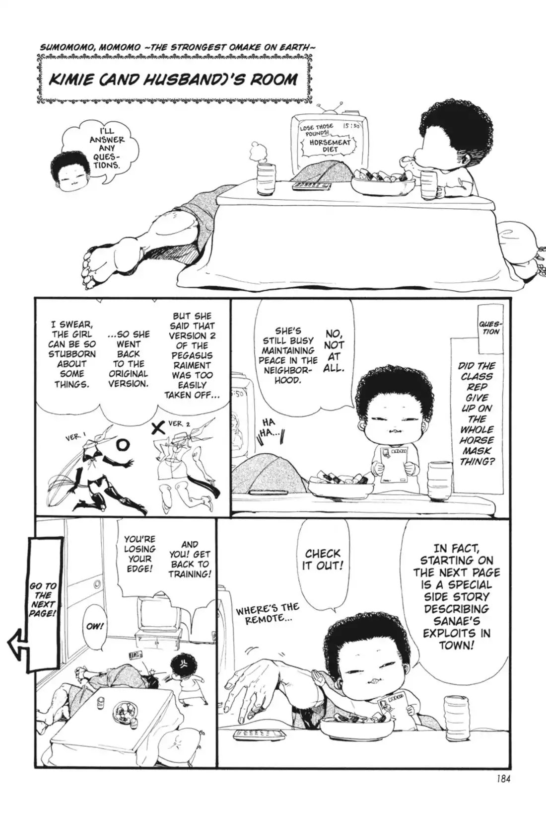Sumomomo Momomo Chapter 68.5 page 2 - Vol.9 Special Chapter: Sanae 1/2