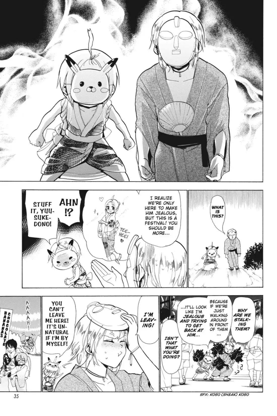 Sumomomo Momomo Chapter 70 page 8 - Chapter 70: Stalking Double Date