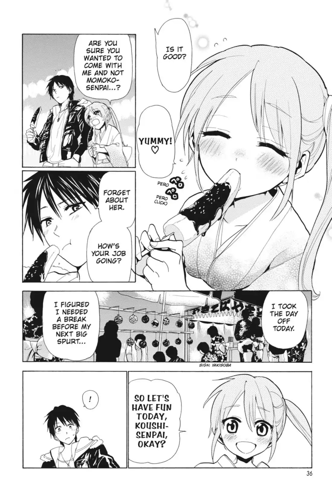 Sumomomo Momomo Chapter 70 page 9 - Chapter 70: Stalking Double Date