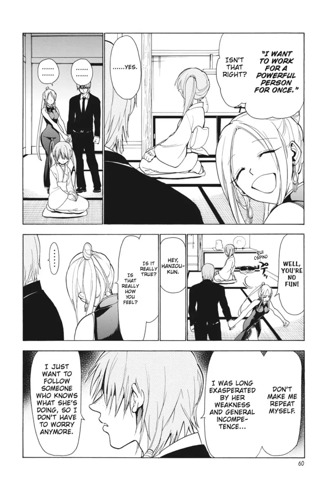 Sumomomo Momomo Chapter 79 page 4 - Chapter 79: You Are Very Rude for a Hanzou