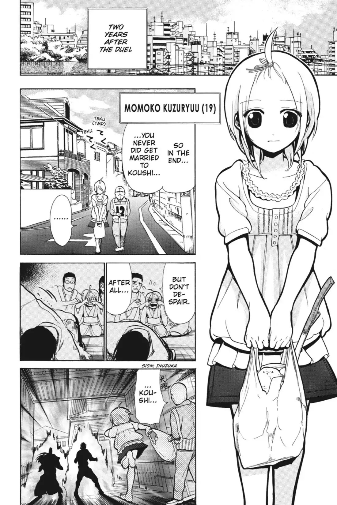 Sumomomo Momomo Chapter 92 page 2 - Vol.12 Final Chapter: Please Give Me Your Daughter's Hand [END]