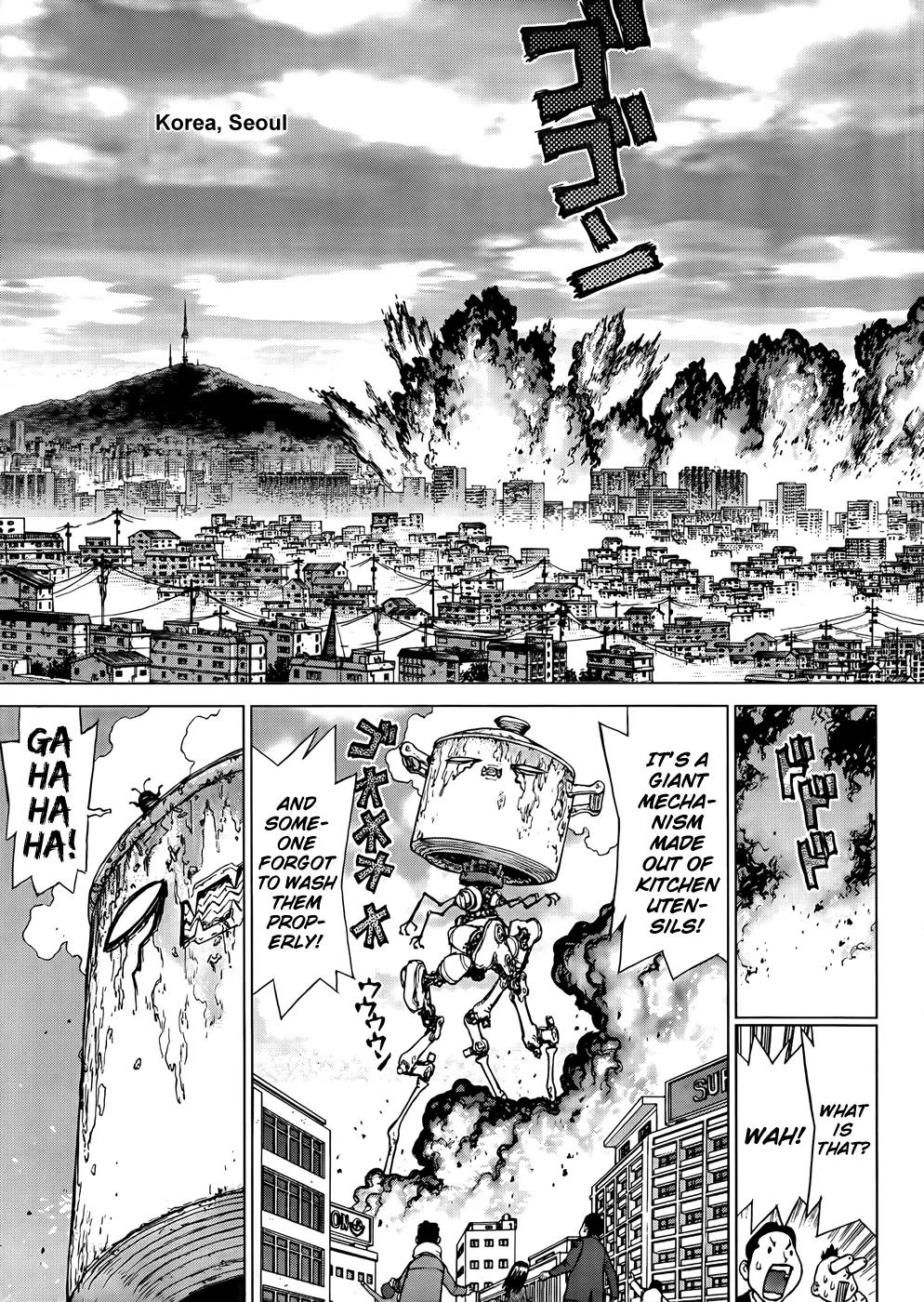 Sun Ken Rock Gaiden - Dango Knight Chapter 2 page 4 - Chapter 2: Calamity #2 - Returns