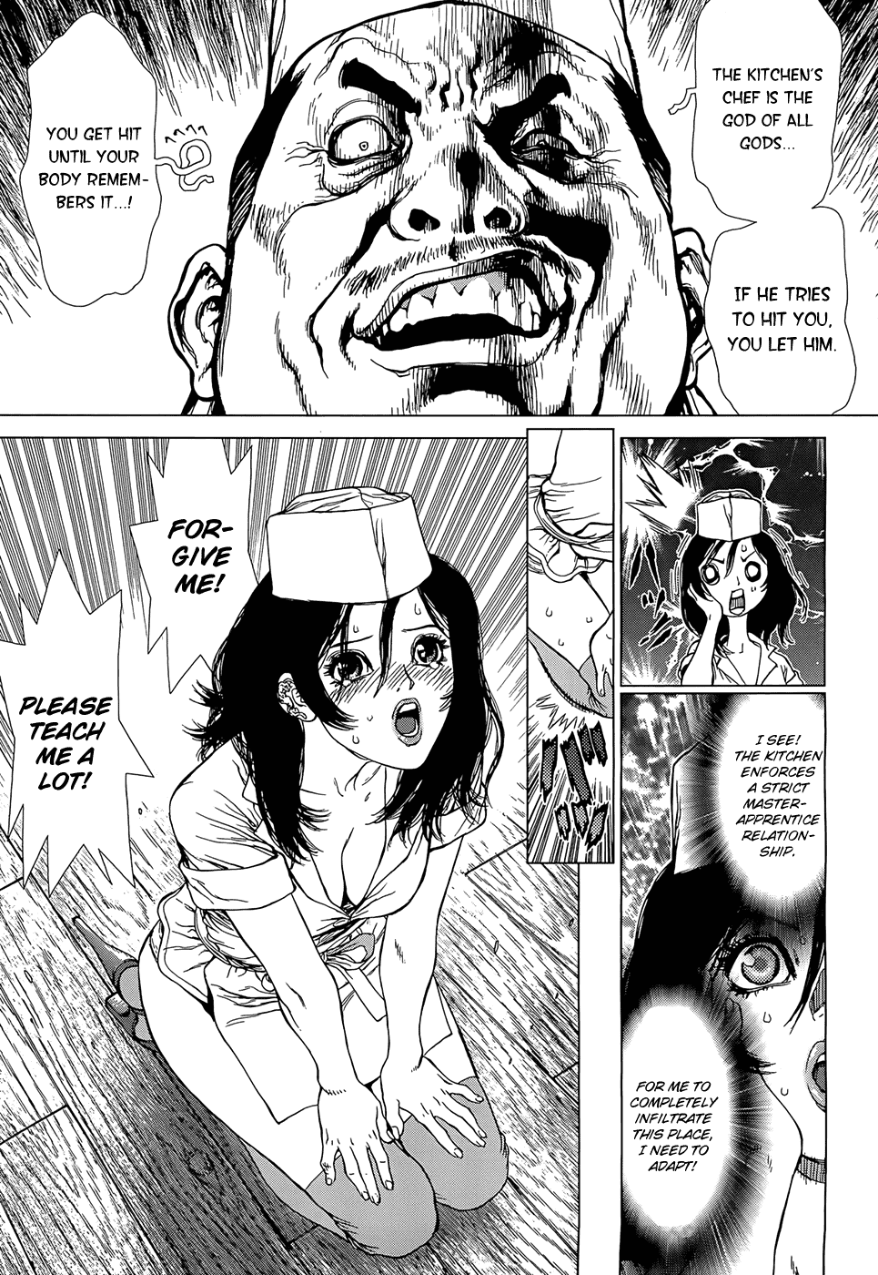 Sun Ken Rock Gaiden - Yumin Chapter 2 page 9 - Chapter 2: Infiltrating a Restaurant!