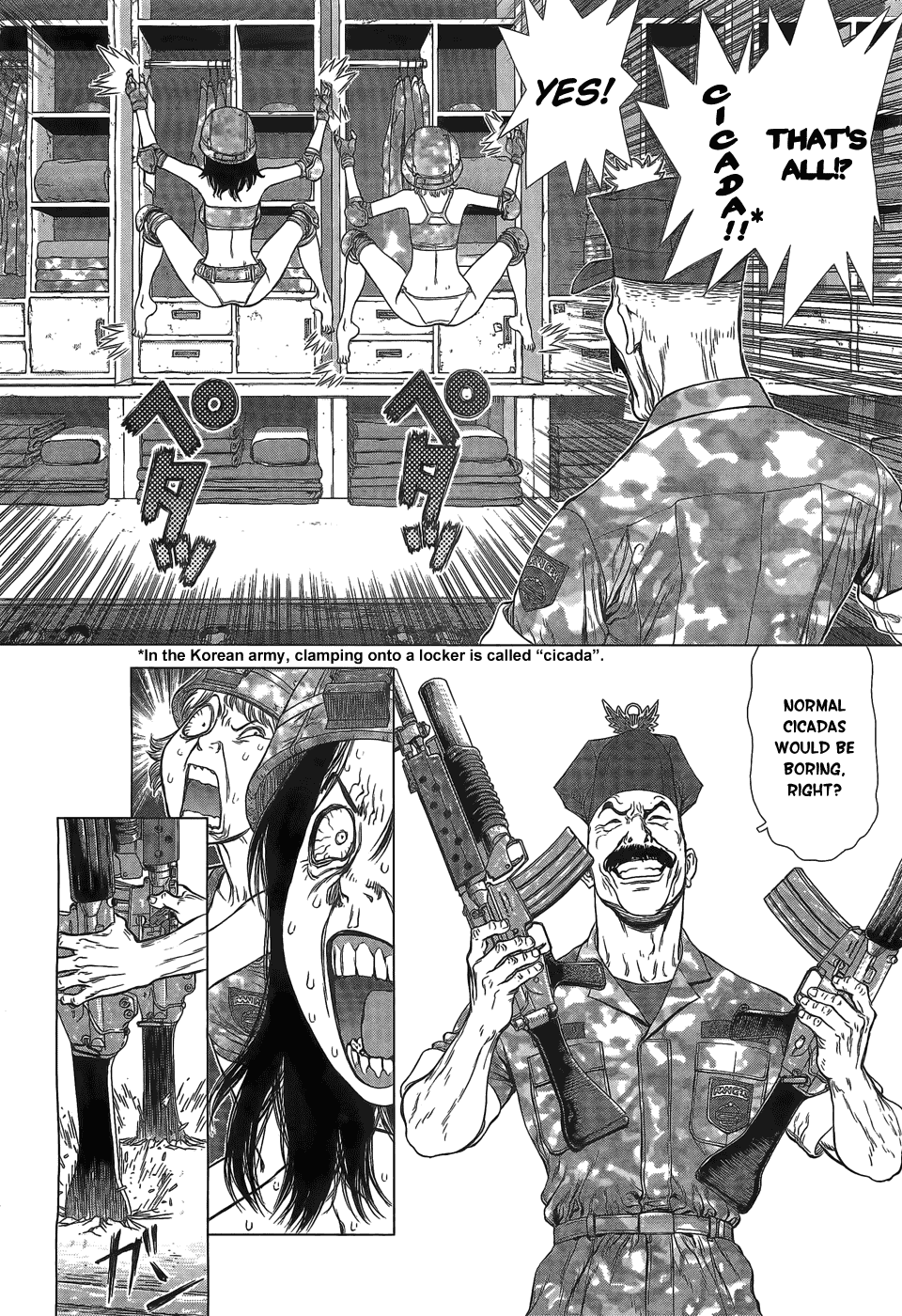 Sun Ken Rock Gaiden - Yumin Chapter 3 page 14 - Chapter 3: Military Infiltration [END]