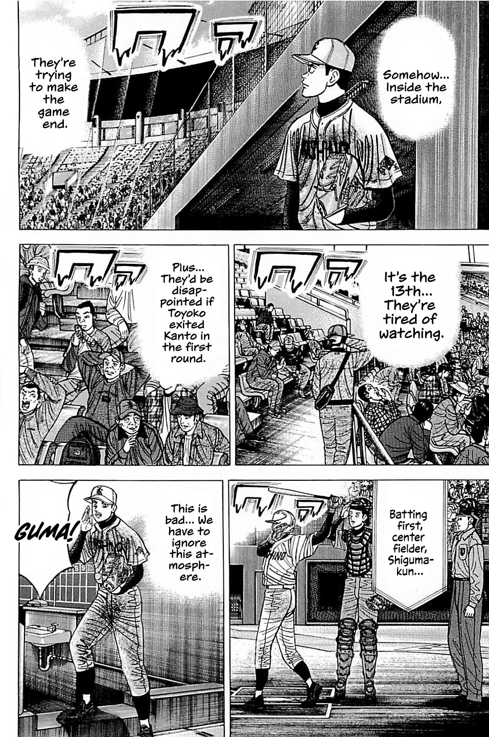 Suna no Eikan Chapter 57 page 8 - Chapter 57: Bottom Of The 13th, Without Nanashima