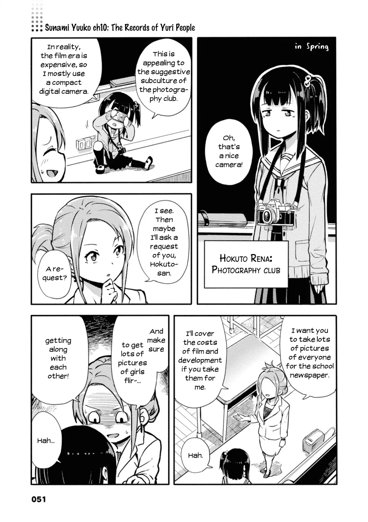 Sunami Yuuko And The Yuri People Chapter 10 page 1 - Chapter 10: The Records of Yuri People