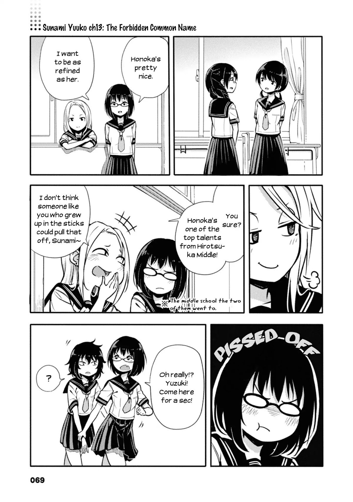 Sunami Yuuko And The Yuri People Chapter 13 page 1 - Chapter 13: The Forbidden Common Name