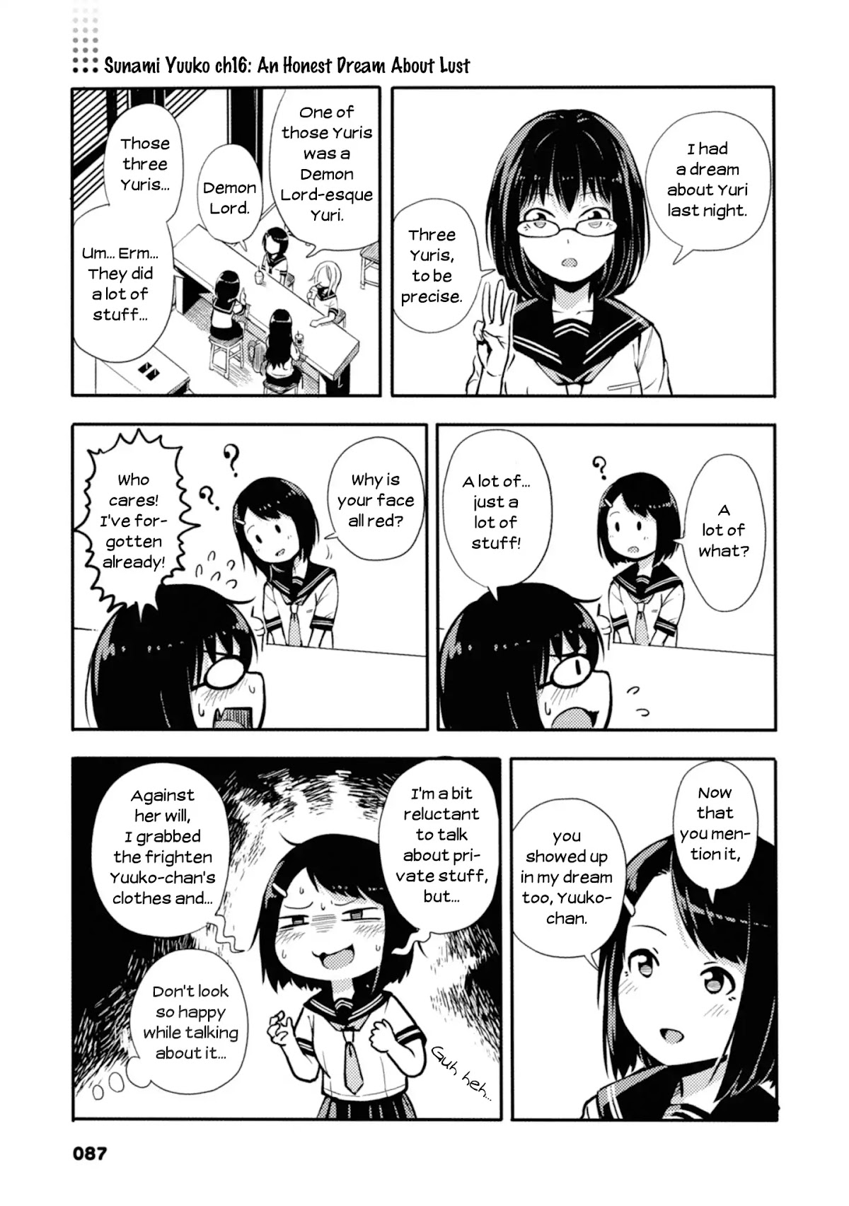 Sunami Yuuko And The Yuri People Chapter 16 page 1 - Chapter 16: An Honest Dream About Lust