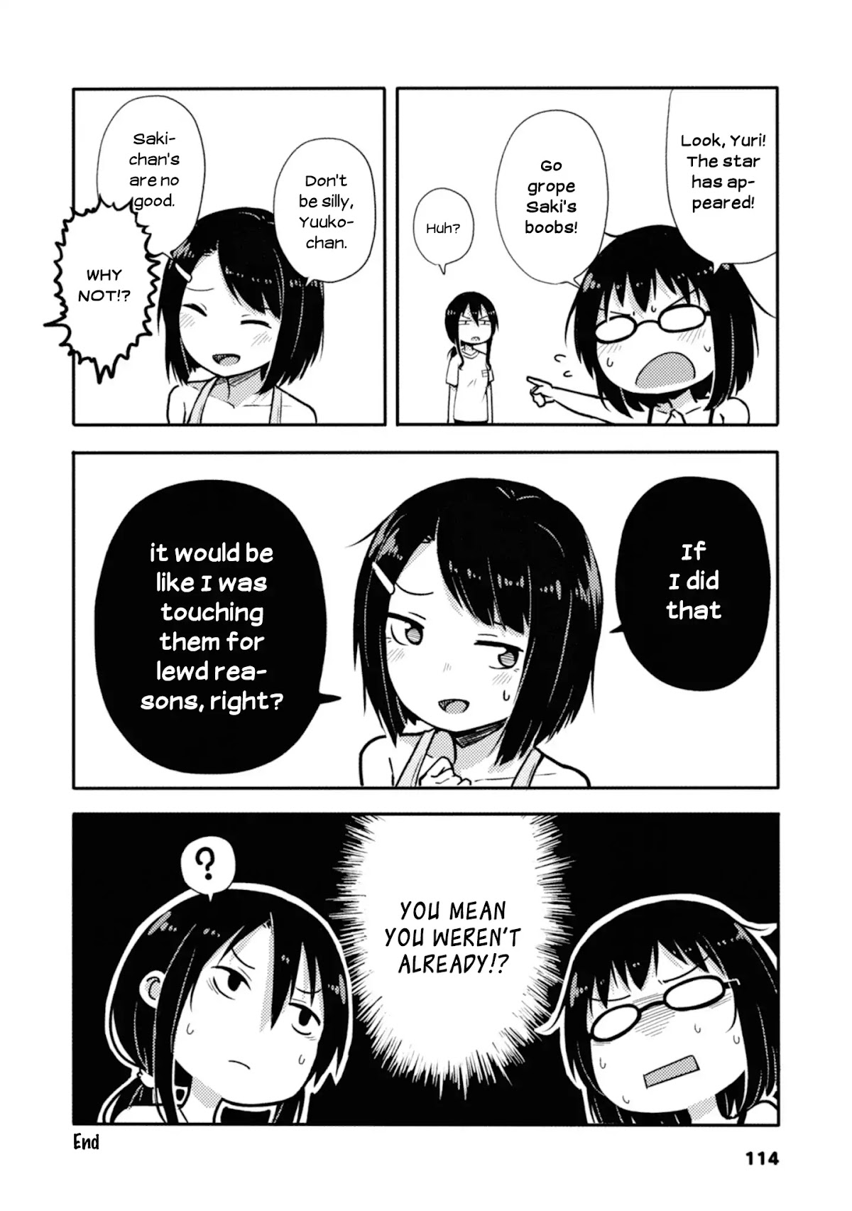 Sunami Yuuko And The Yuri People Chapter 20 page 4 - Chapter 20: Wicked Touch