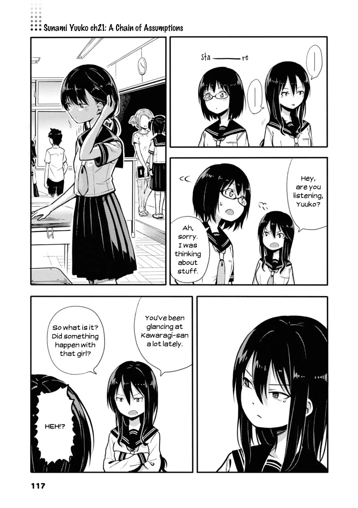 Sunami Yuuko And The Yuri People Chapter 21 page 1 - Chapter 21: A Chain of Assumptions