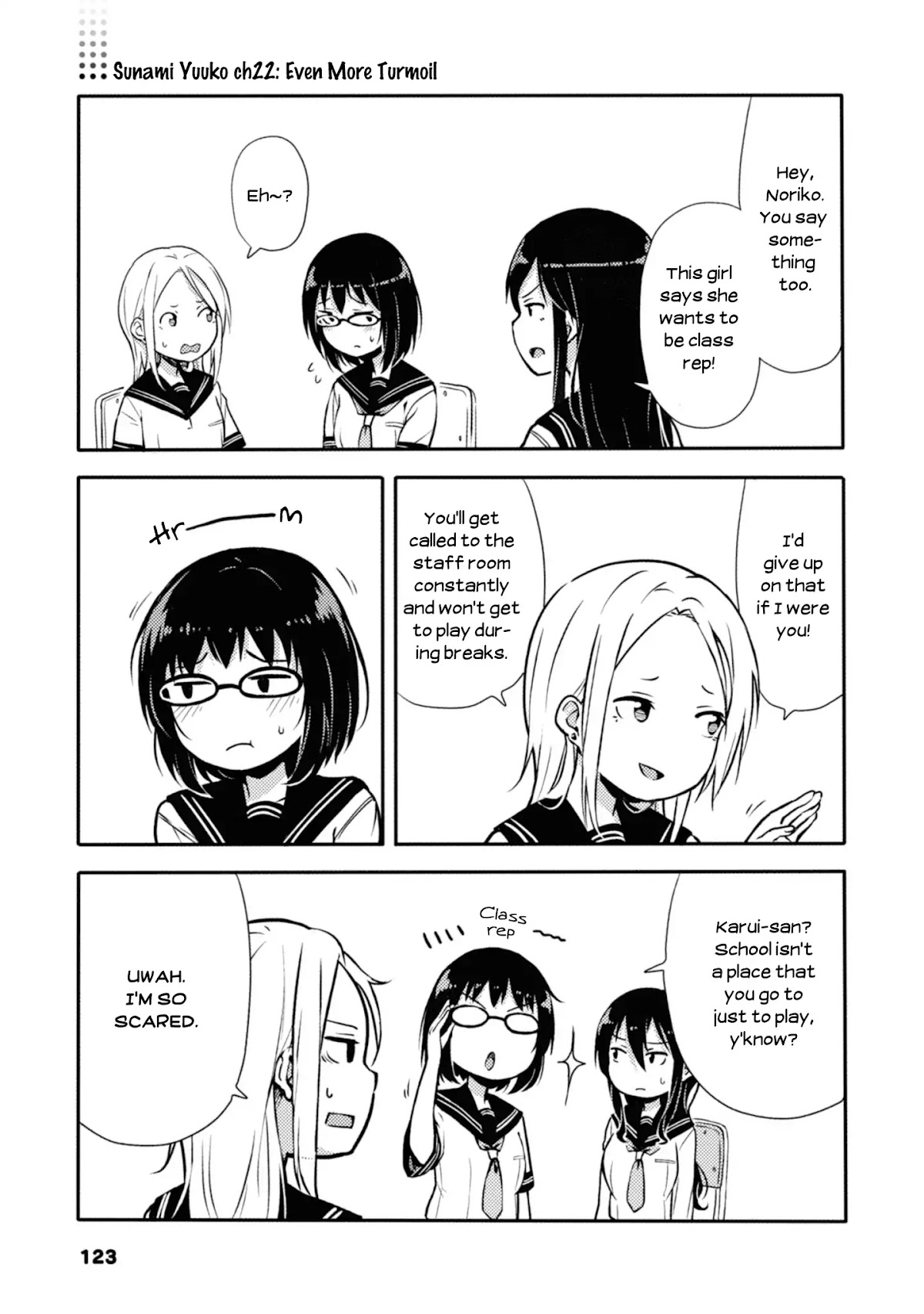 Sunami Yuuko And The Yuri People Chapter 22 page 1 - Chapter 22: Even More Turmoil