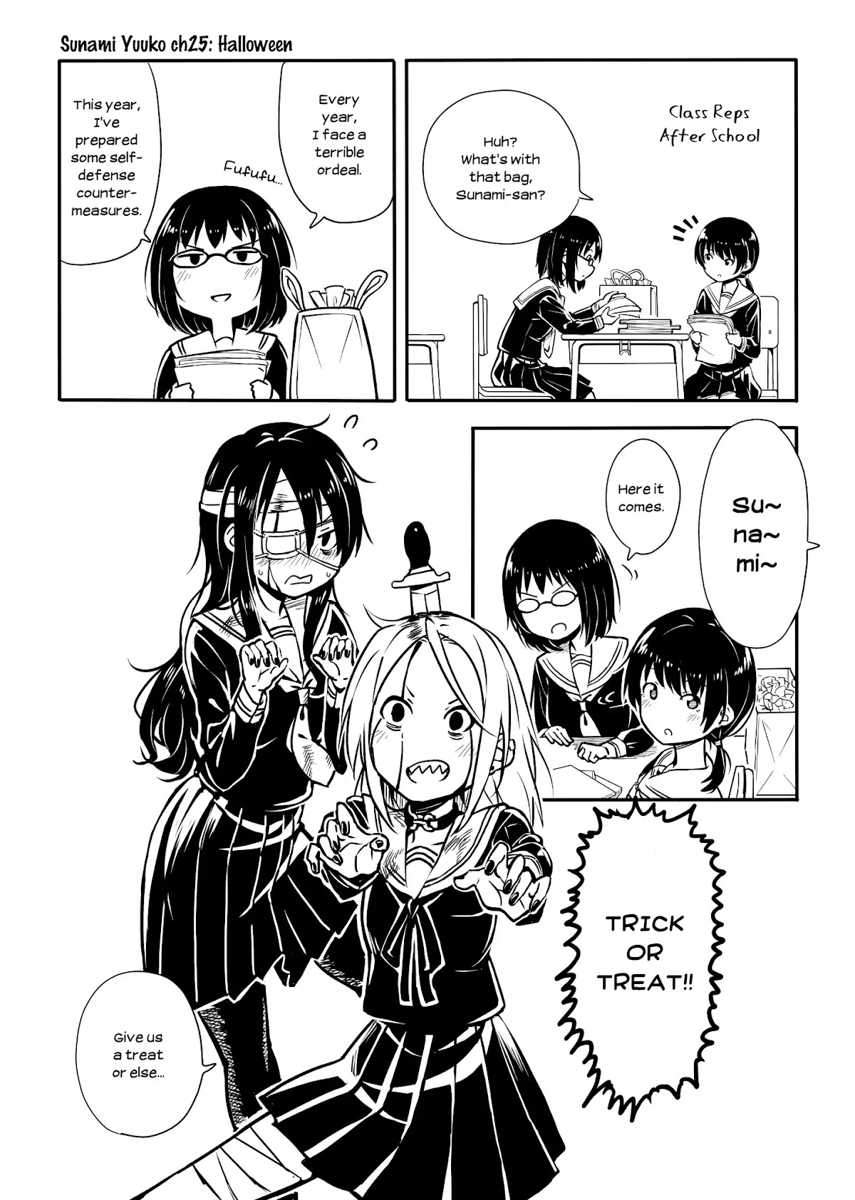 Sunami Yuuko And The Yuri People Chapter 25 page 1 - Chapter 25: Halloween