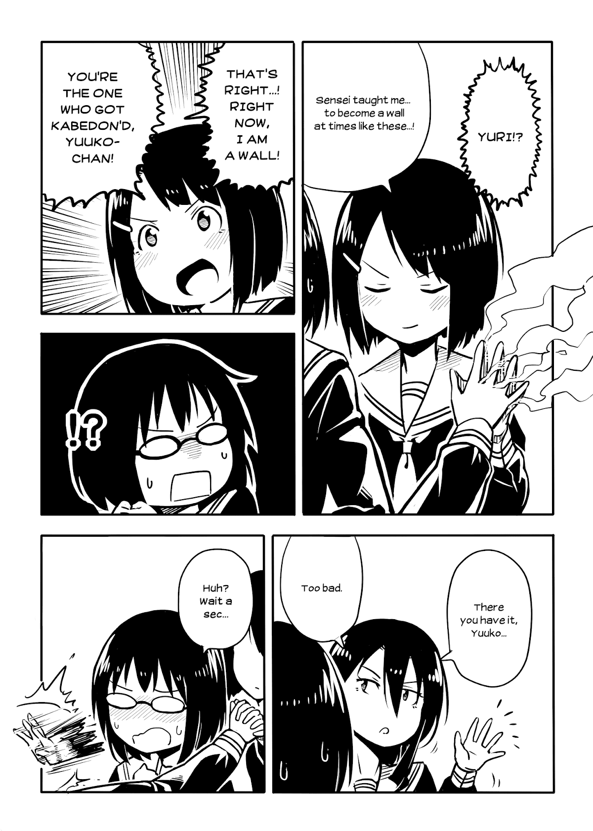 Sunami Yuuko And The Yuri People Chapter 33 page 2 - Chapter 33: Yearning for Kabedon