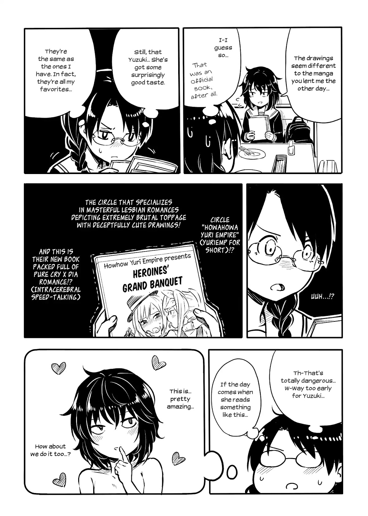 Sunami Yuuko And The Yuri People Chapter 36 page 2 - Chapter 36: You, Me, and a Thin Book