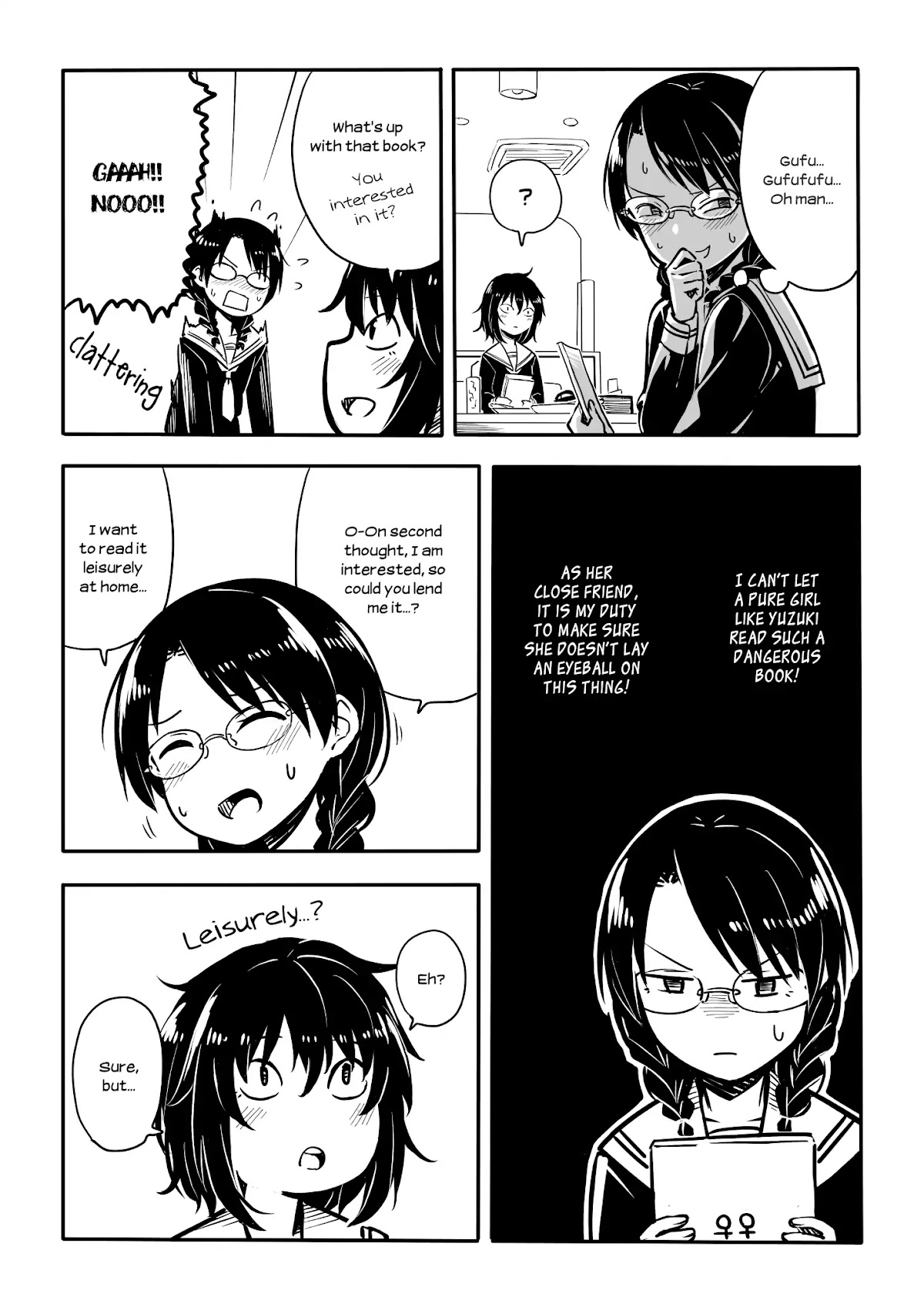 Sunami Yuuko And The Yuri People Chapter 36 page 3 - Chapter 36: You, Me, and a Thin Book