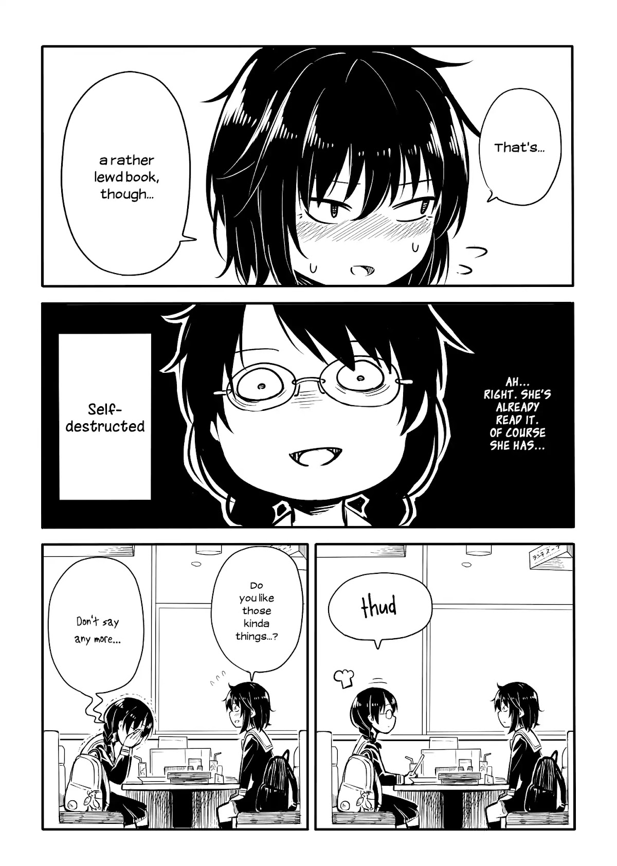 Sunami Yuuko And The Yuri People Chapter 36 page 4 - Chapter 36: You, Me, and a Thin Book