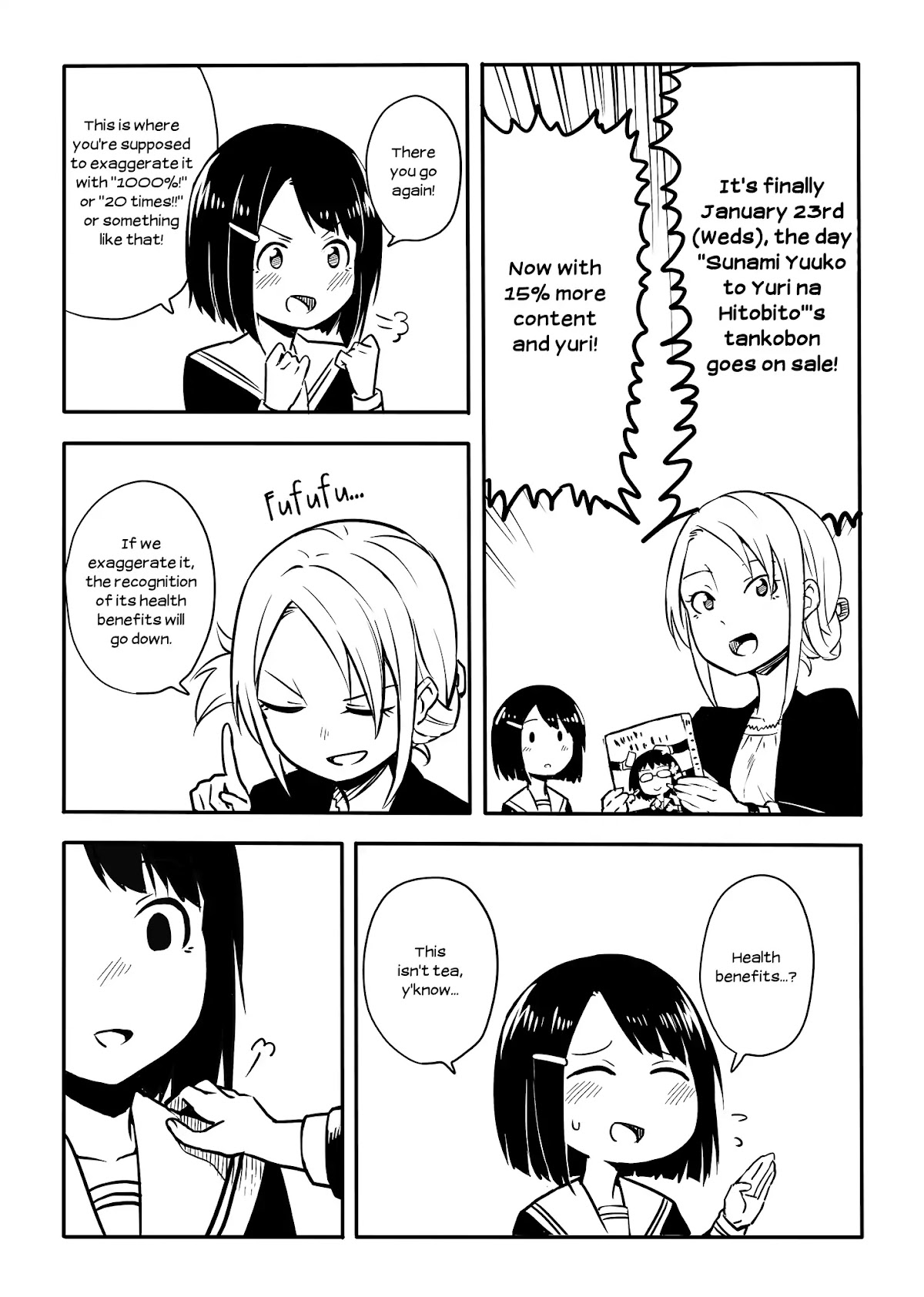 Sunami Yuuko And The Yuri People Chapter 37.5 page 11 - Chapter 37.5: Tankobon Release Countdown