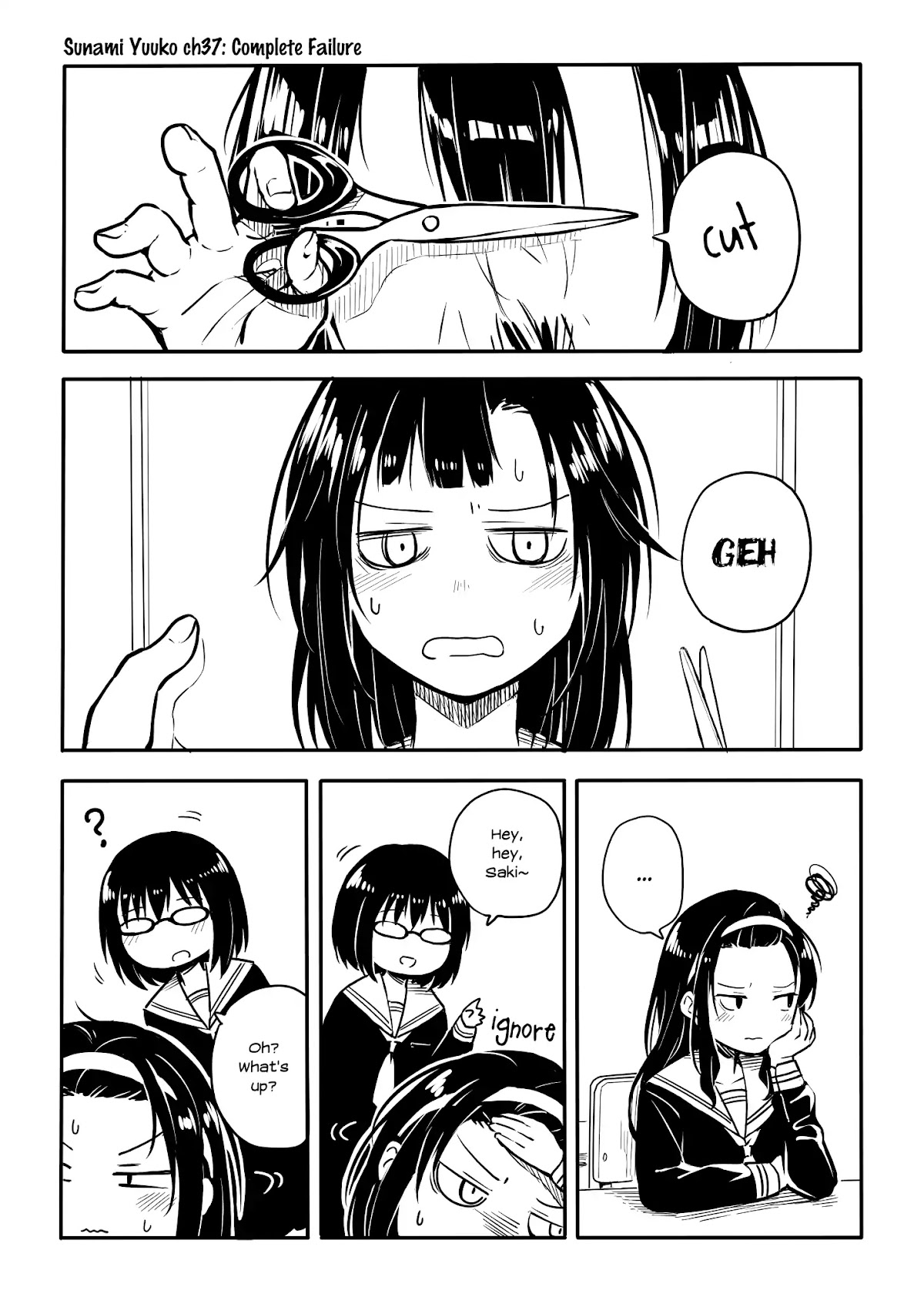 Sunami Yuuko And The Yuri People Chapter 37 page 1 - Chapter 37: Complete Failure