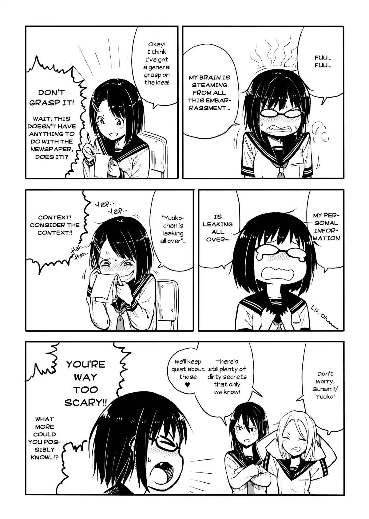 Sunami Yuuko And The Yuri People Chapter 40 page 4 - Chapter 40: Information is a Weapon