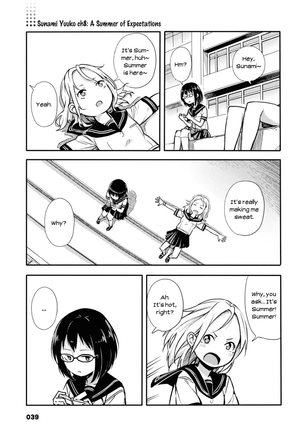 Sunami Yuuko And The Yuri People Chapter 8 page 1 - Chapter 8: A Summer of Expectations