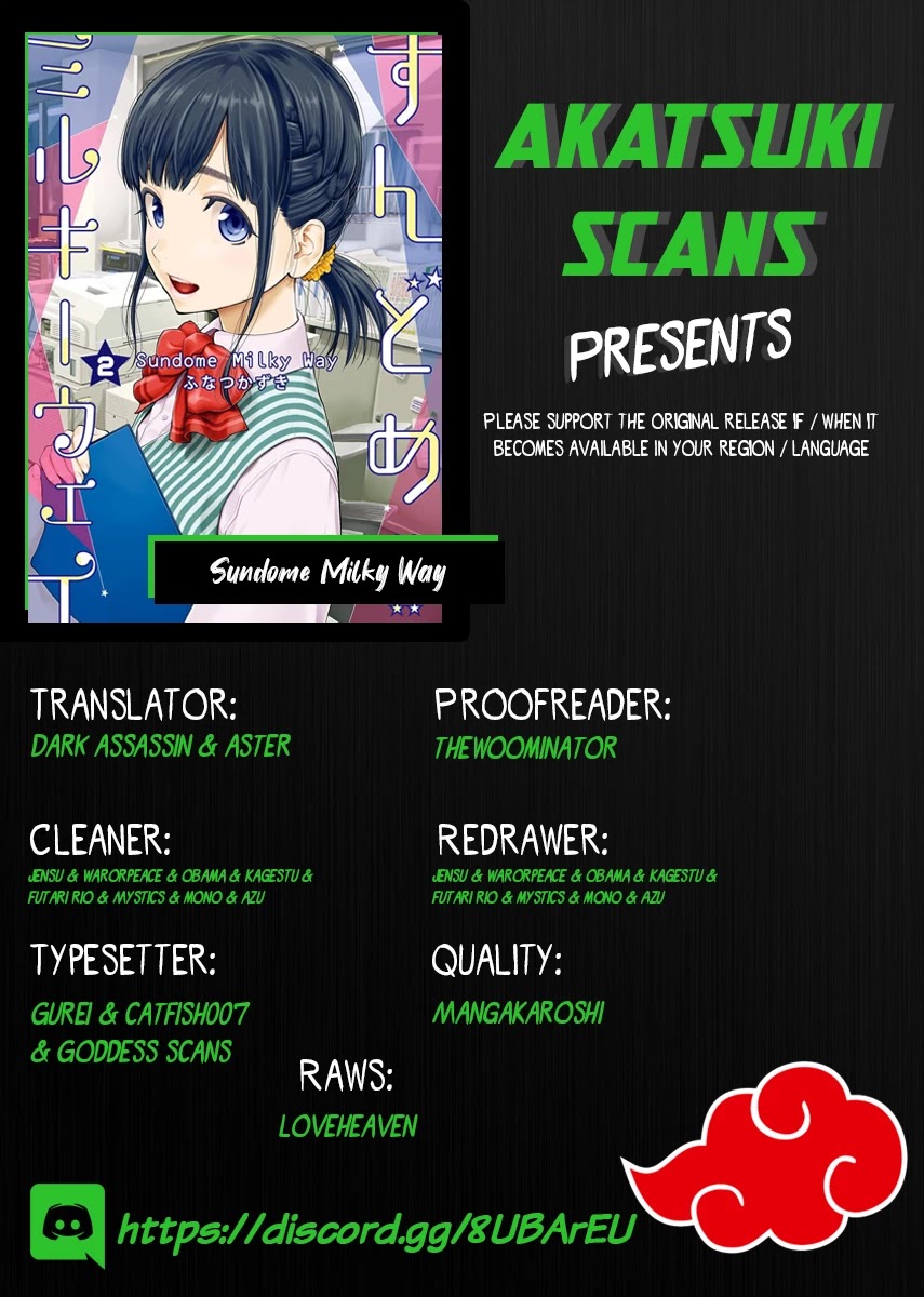 Sundome Milky way Chapter 9 page 1 - Chapter 9: Who Are You Going to Choose!?