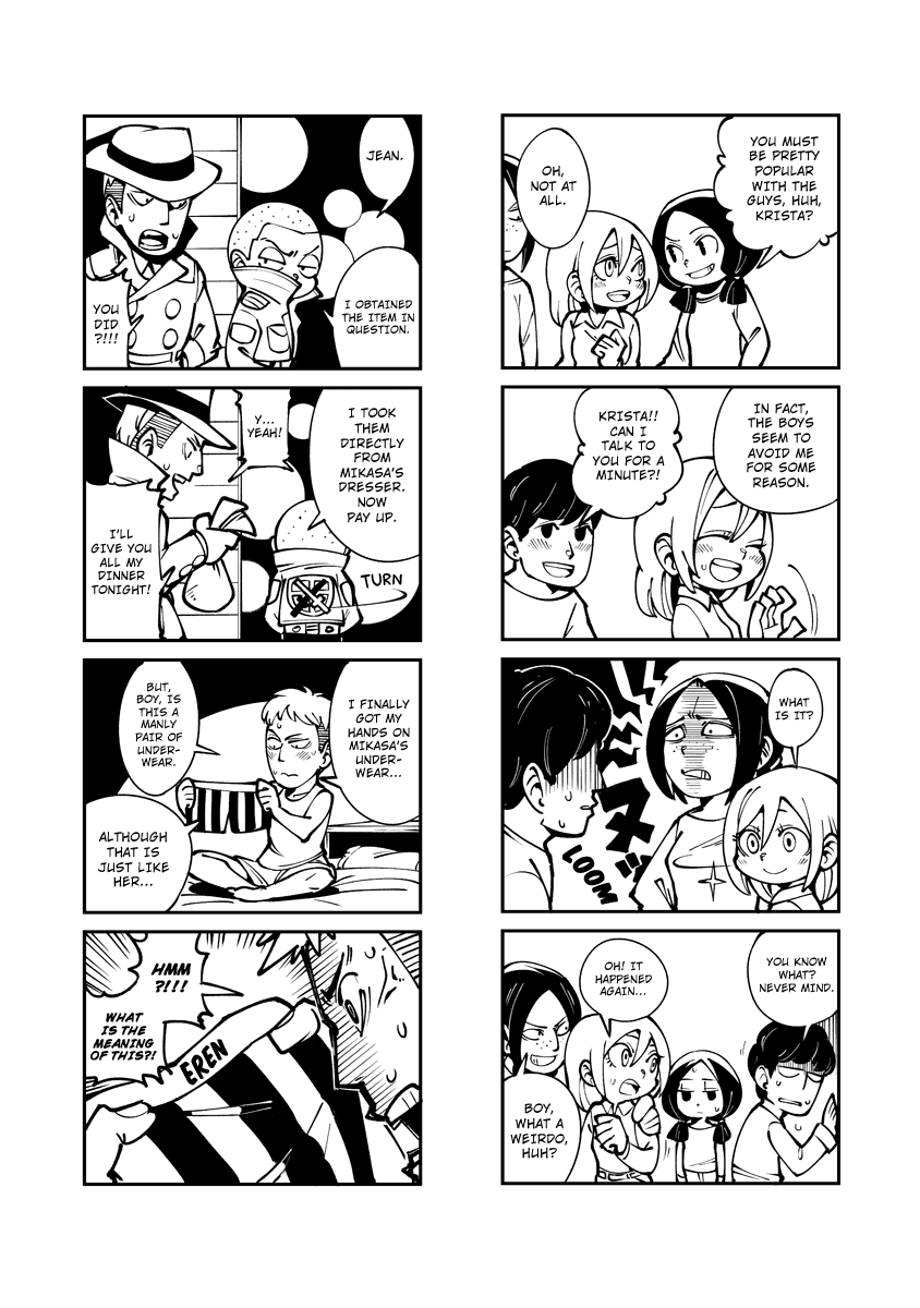 Sungeki no Kyojin Chapter 1 page 4 - Chapter 1: Spoof Assault 1
