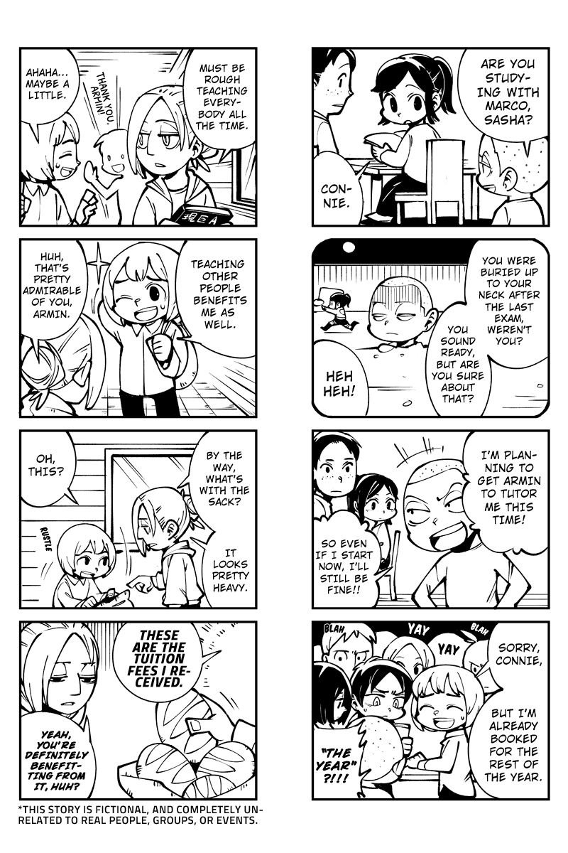 Sungeki no Kyojin Chapter 10 page 2 - Chapter 10: Boys, Girls, and Written Exams
