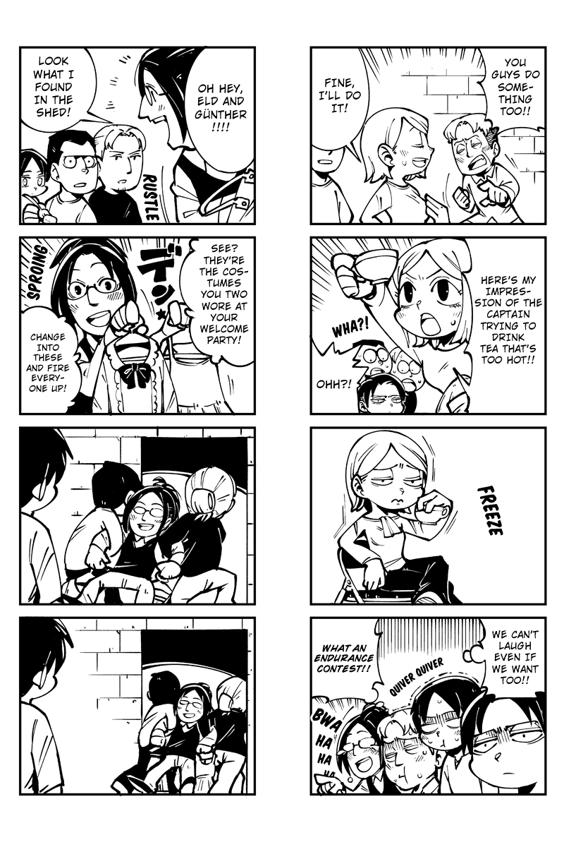 Sungeki no Kyojin Chapter 14 page 3 - Chapter 14: Asking Too Much! The Survey Crops Welcoming Party
