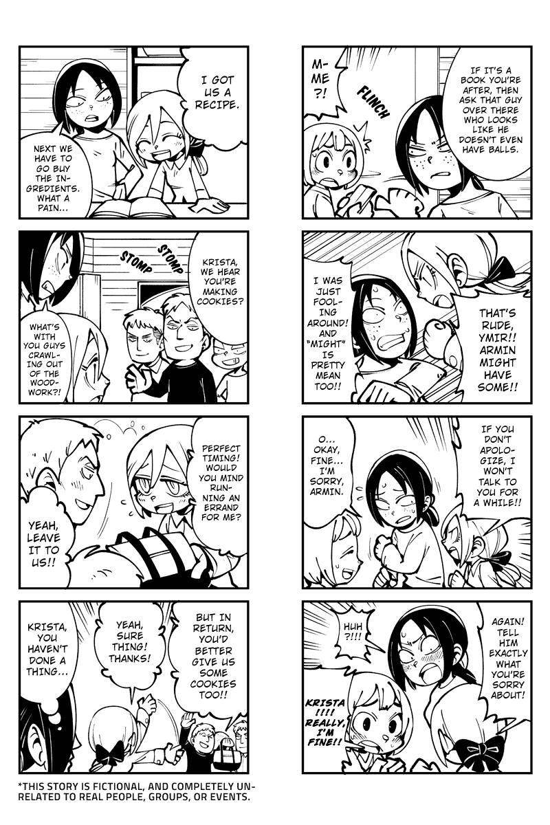 Sungeki no Kyojin Chapter 15 page 2 - Chapter 15: Krista's Cookies