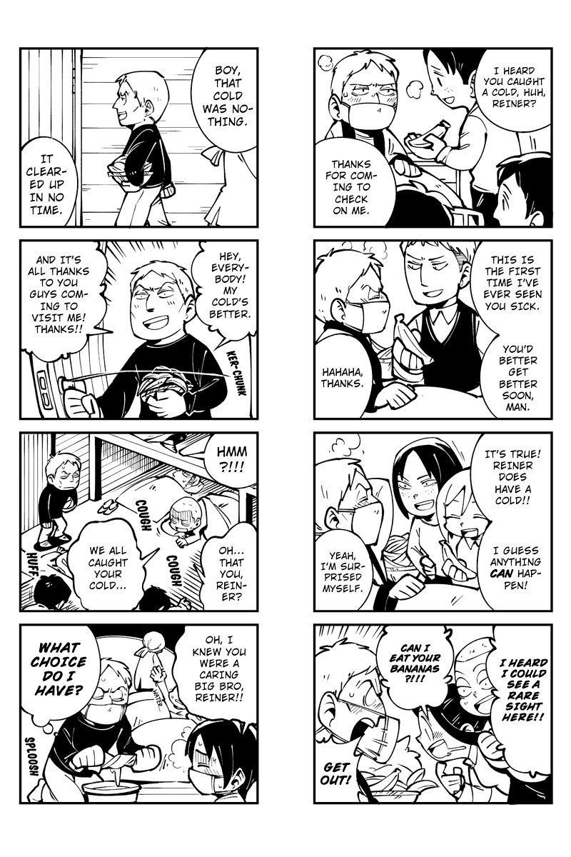 Sungeki no Kyojin Chapter 16 page 4 - Chapter 16: Got a Problem? Big Bro's Got Your Back