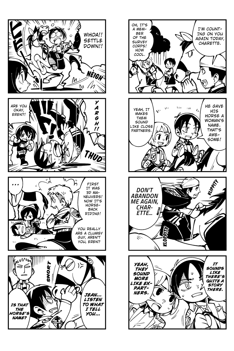 Sungeki no Kyojin Chapter 22 page 3 - Chapter 22: Equestrian Club