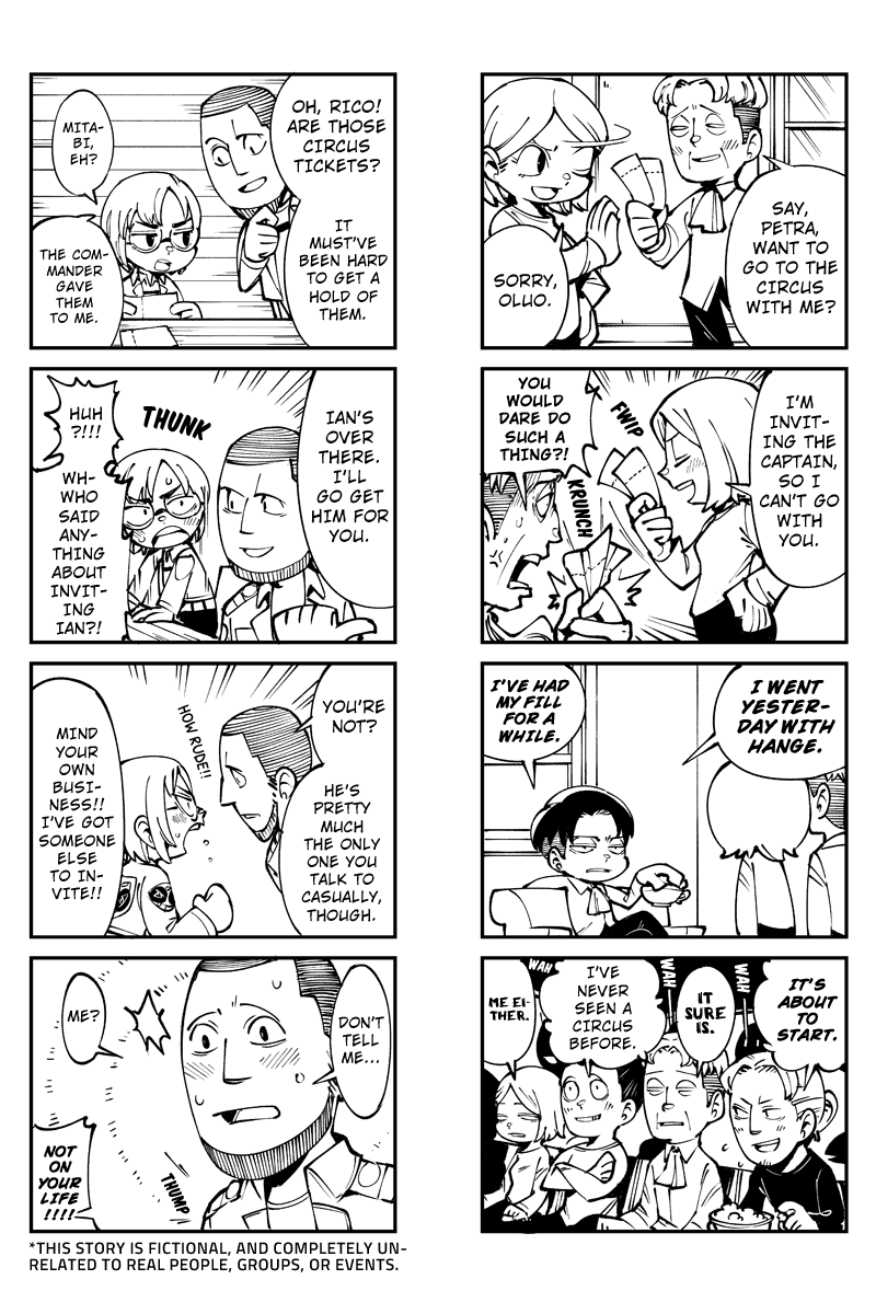 Sungeki no Kyojin Chapter 23 page 2 - Chapter 23: Let's Go to the Circus!