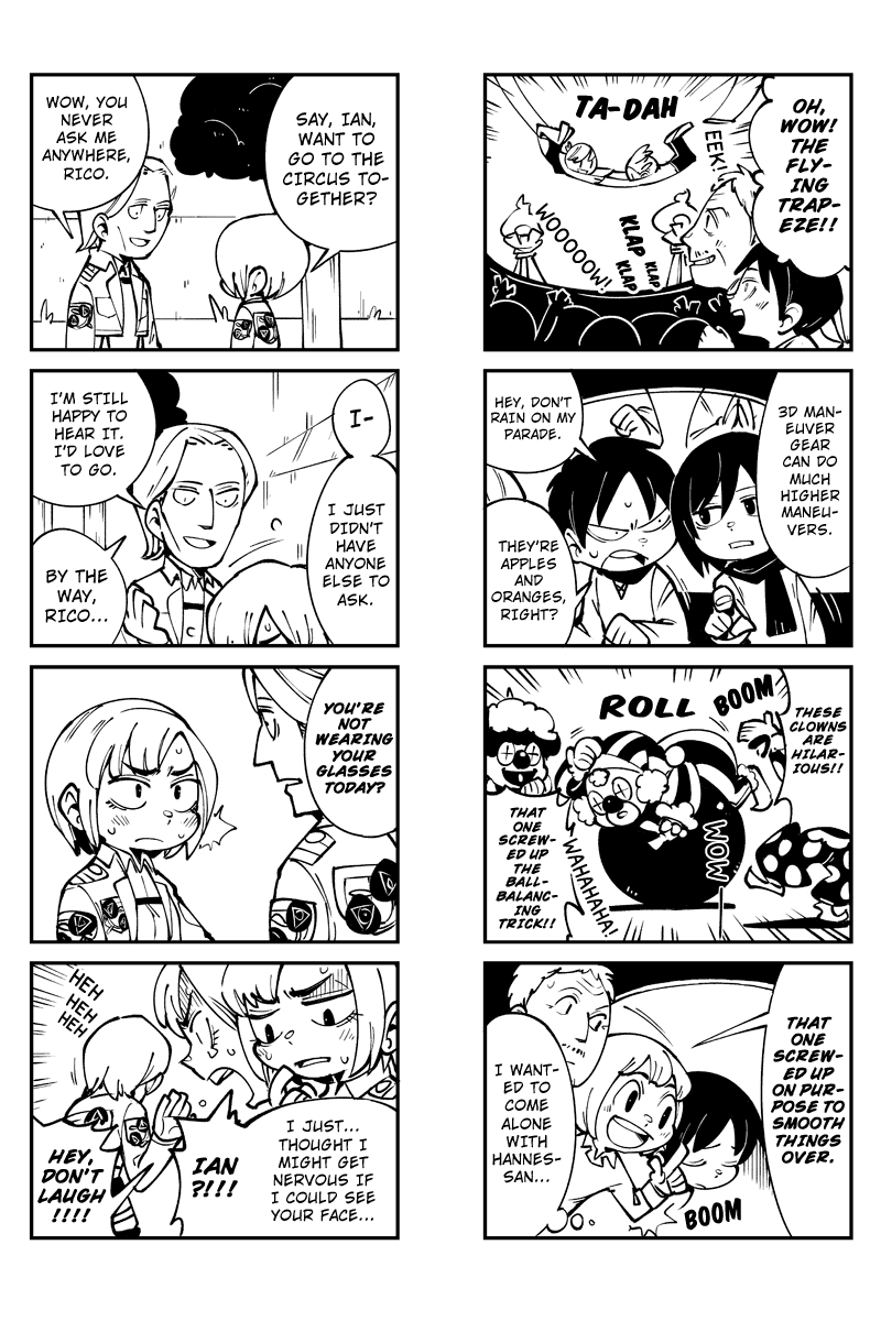 Sungeki no Kyojin Chapter 23 page 3 - Chapter 23: Let's Go to the Circus!