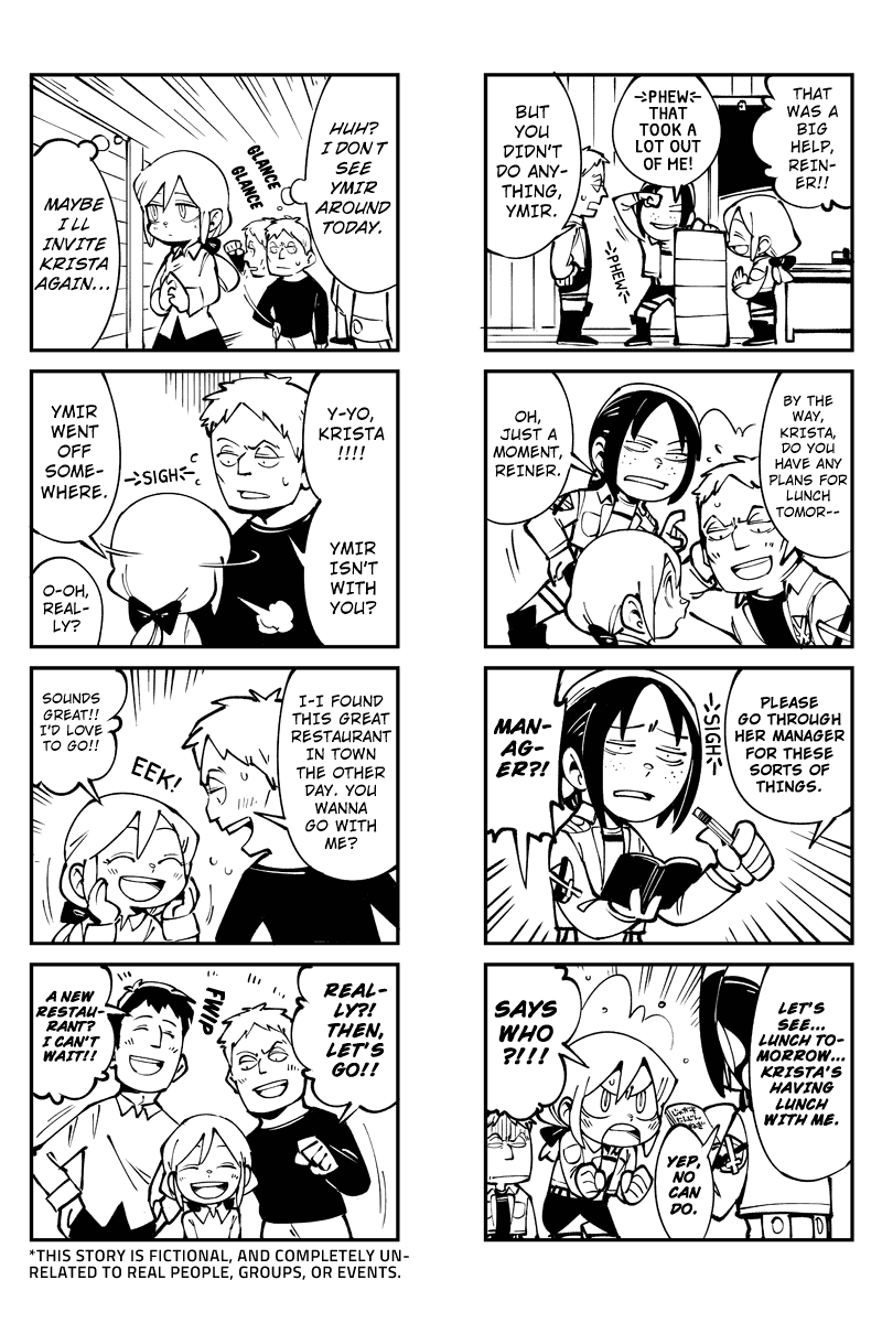 Sungeki no Kyojin Chapter 26 page 2 - Chapter 26: (Let's Date)