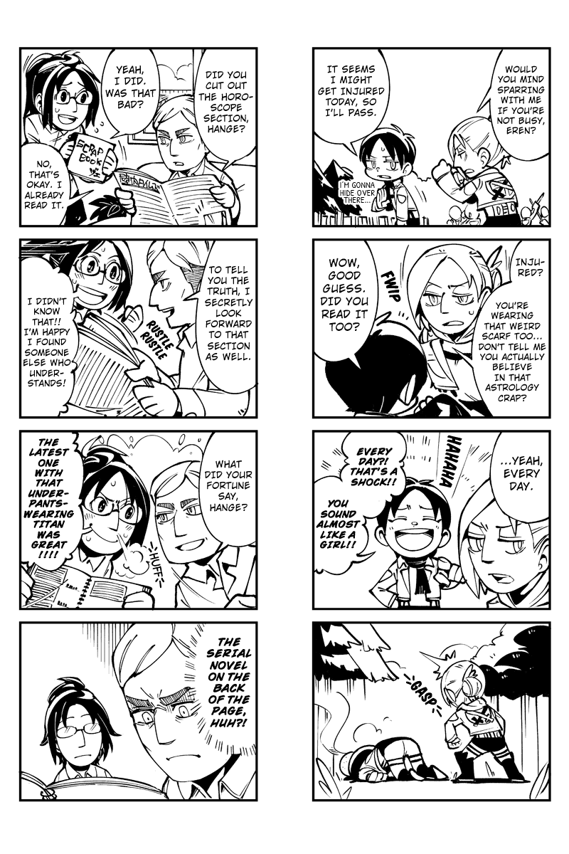 Sungeki no Kyojin Chapter 27 page 3 - Chapter 27: Believe It, Eren!!