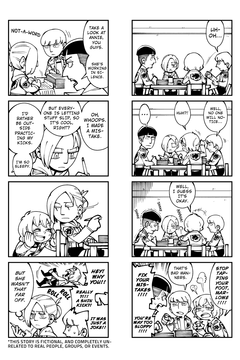 Sungeki no Kyojin Chapter 29 page 2 - Chapter 29: Work, Military Police Brigade!