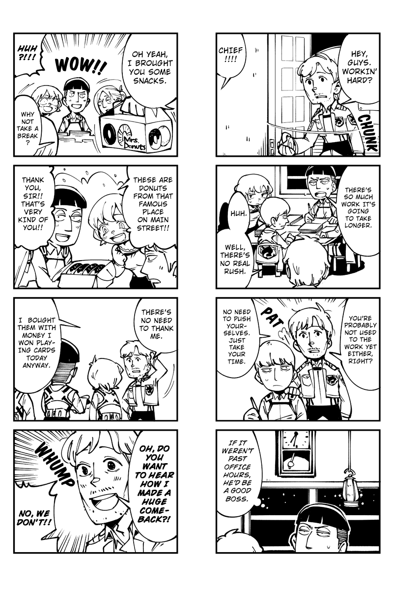 Sungeki no Kyojin Chapter 29 page 3 - Chapter 29: Work, Military Police Brigade!
