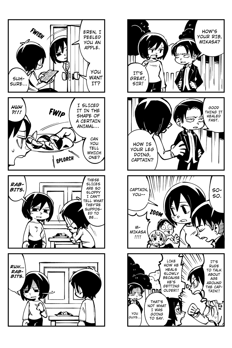 Sungeki no Kyojin Chapter 31 page 4 - Chapter 31: Rabbits Are Tasty