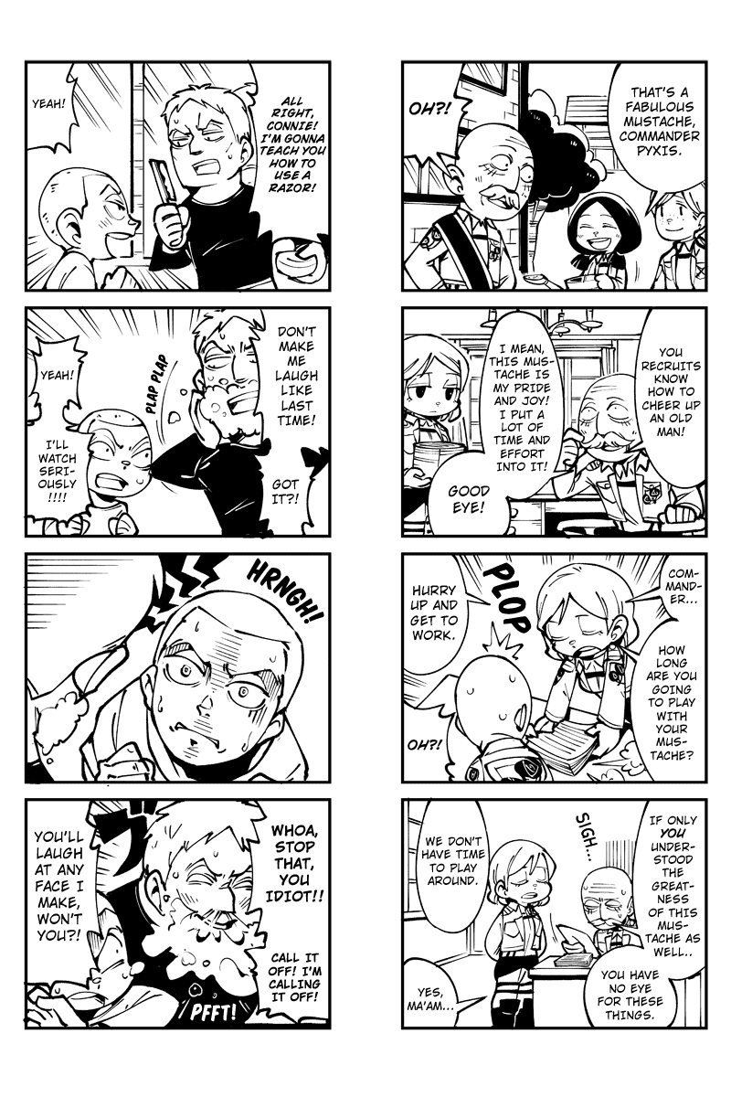 Sungeki no Kyojin Chapter 32 page 3 - Chapter 32: Shaving With Connie