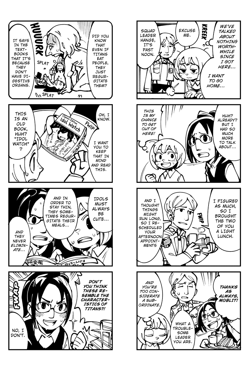 Sungeki no Kyojin Chapter 33 page 3 - Chapter 33: Hange's Prison
