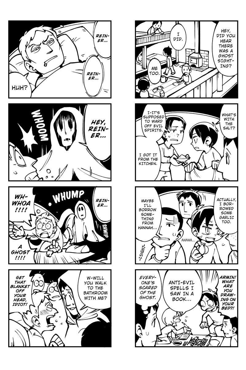 Sungeki no Kyojin Chapter 34 page 3 - Chapter 34: Fright Night