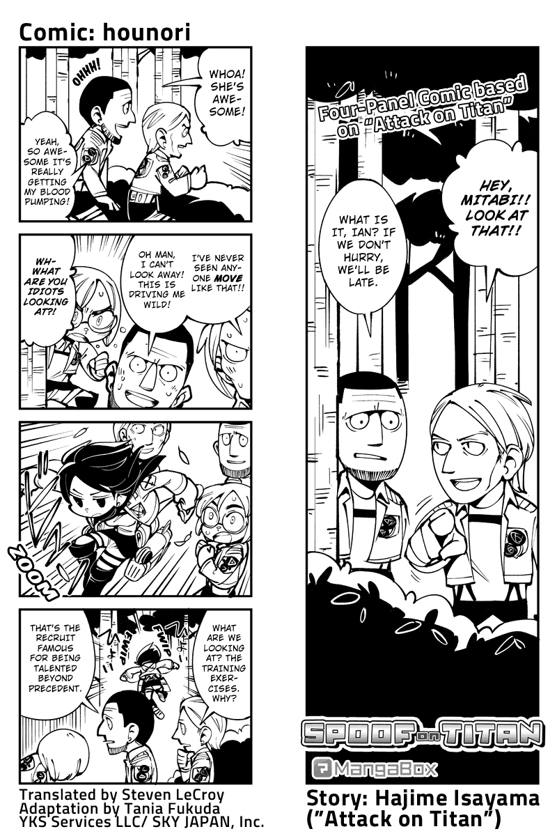 Sungeki no Kyojin Chapter 35 page 1 - Chapter 35: Join Us!