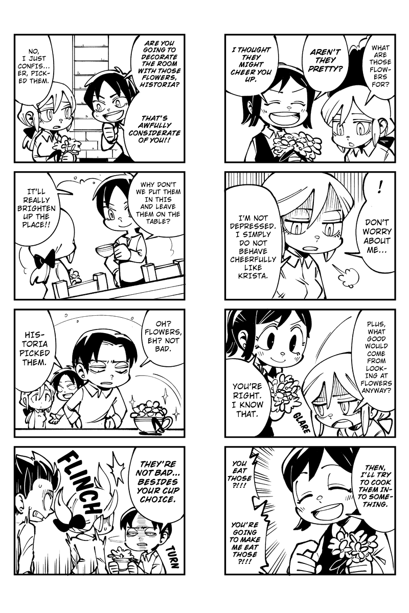 Sungeki no Kyojin Chapter 36 page 3 - Chapter 36: Cheer Historia Up!