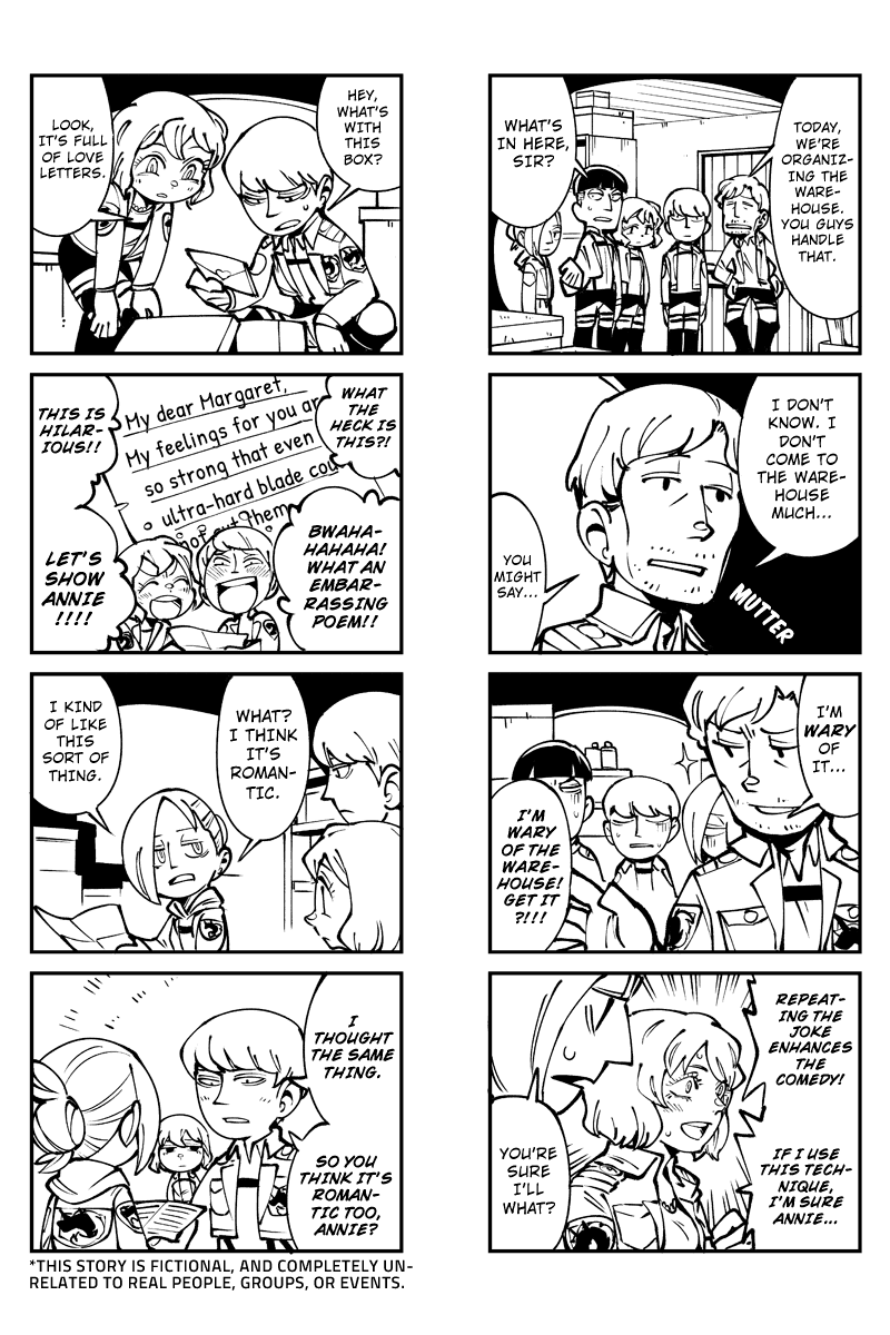 Sungeki no Kyojin Chapter 38 page 2 - Chapter 38: Laugh, Annie!