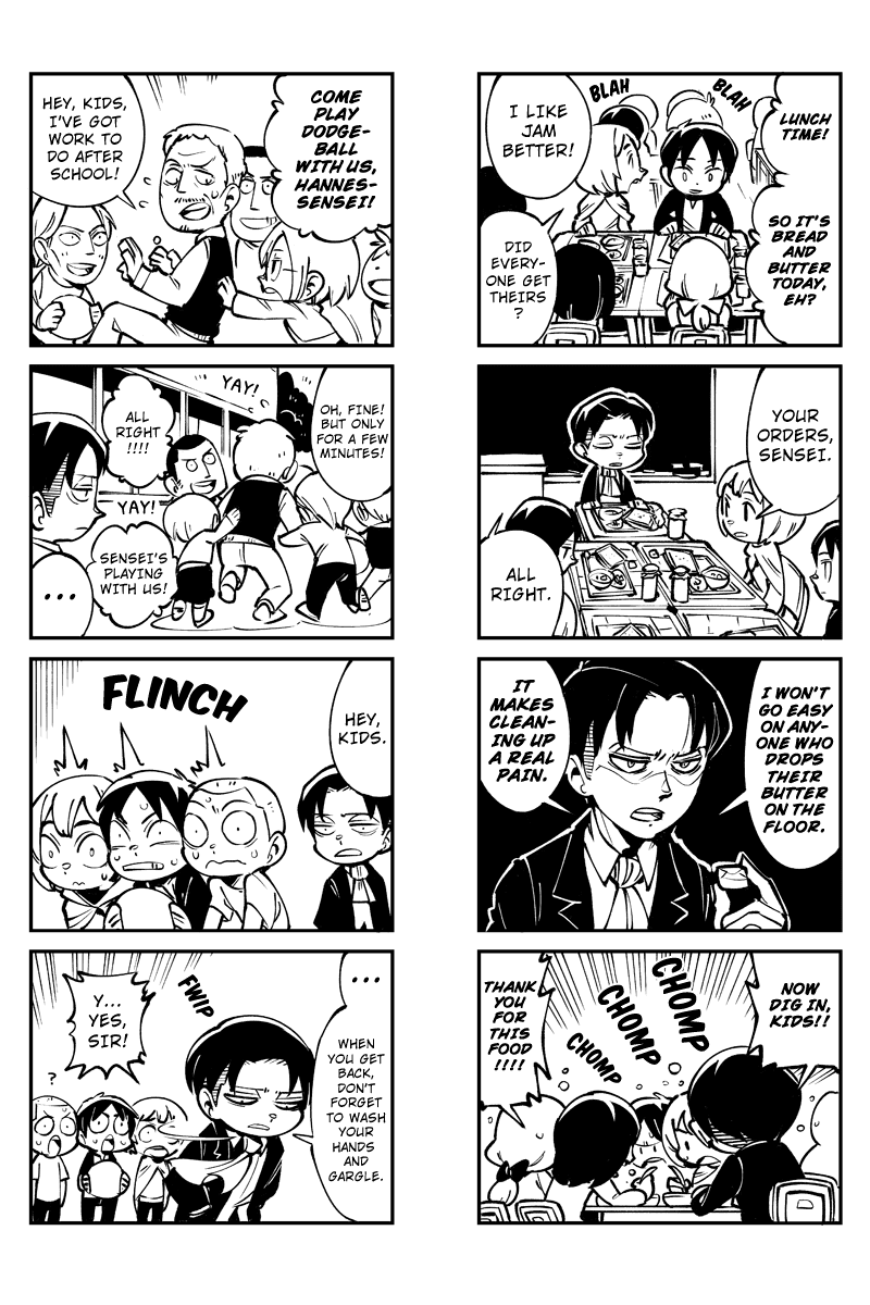 Sungeki no Kyojin Chapter 39 page 3 - Chapter 39: Spoof! Titan Elementary